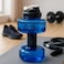 Fitto Dumbbell Water Bottle - 1.5L Strong Hydration Drink Bottle, Blue