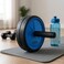 Fitto Blue Exercise Wheel for Core Strength and Stability Training
