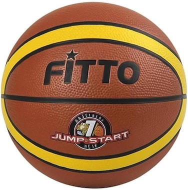 Fitto Brown Basketball - Durable Indoor/Outdoor Game Ball