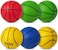 Fitto 6pcs Mini Bounce Balls - Assorted Colors for Kids - Fun and Bouncy Playtime