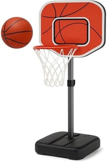 Fitto Adjustable Indoor Basketball Hoop for Kids - Fun and Engaging Basketball Game for Home Play