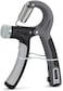 Fitto Hand Grip Strengthener - Adjustable Resistance Grip Trainer for Improved Hand Strength and Dexterity - Grey