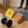 Fitto Yellow Wrist Band - Adjustable Silicone Fitness Bracelet for Sports and Daily Wear