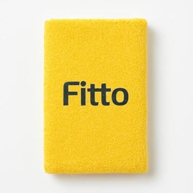 Fitto Yellow Wrist Band - Adjustable Silicone Fitness Bracelet for Sports and Daily Wear