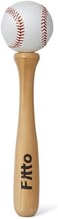 Fitto Premium Wooden Baseball Bat with High-Quality Ball - Perfect for Training and Recreation