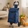 Fitto Shopping Trolley with Wheels, 16mm Carbon Steel, 33L Capacity, 53*31*20CM