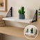 Fitto Floating Wall Shelf With Bracket 60X20X1.5cm, White