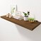 Fitto Wall Shelf 120x19.5cm, White Floating Shelf for Home Decor