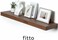 Fitto Wall Shelf 120x19.5cm, White Floating Shelf for Home Decor