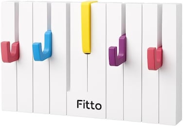 Fitto Hanger Piano Keyboard Multipurpose, Assorted Colors for Easy Storage