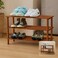 Fitto Wooden Shoe Rack 3 Tier, Coffee Brown, 63x26x48.5cm