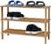 Fitto Wooden Shoe Rack 3 Layer, Natural Wood Color, 74x26x48.5cm