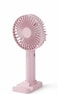 Fitto USB Rechargeable Desktop Fan - Assorted Colors for Home and Office