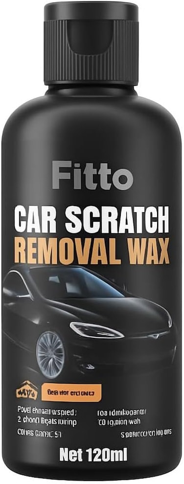 Fitto Car Scratch Removal Wax, 120ml - Effective Scratch Repair for All Vehicle Types