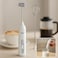Fitto USB Rechargeable Milk Frother and Whisker 2-in-1 - White