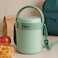 Fitto Insulated Stainless Steel Lunch Box for Kids - Cylinder Type, Assorted Colors