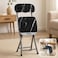 Fitto Foldable Chair, Black - Lightweight and Portable Seating Solution