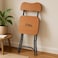 Fitto Foldable Chair with Wooden Finish for Easy Storage and Comfort