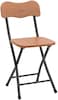 Fitto Foldable Chair with Wooden Finish for Easy Storage and Comfort