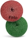 Fitto Nylon Scrubber Brush, Assorted Colors, Pack of 2 for Effective Cleaning