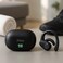 Fitto Ear Clip Bluetooth Earbuds - Wireless Black Earphones for Sports and Daily Use