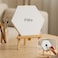 Fitto 20x20cm Hexagon Canvas with 29x20cm Wooden Stand
