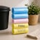 Fitto 50x40cm Garbage Bags, 330 Gallon, Assorted Colors, Pack of 5