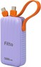 Fitto 5000 mAh Power Bank with Type-C and Lightning Cables