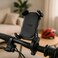 Fitto Mobile Holder for Bike and Bicycle, Plastic, Black