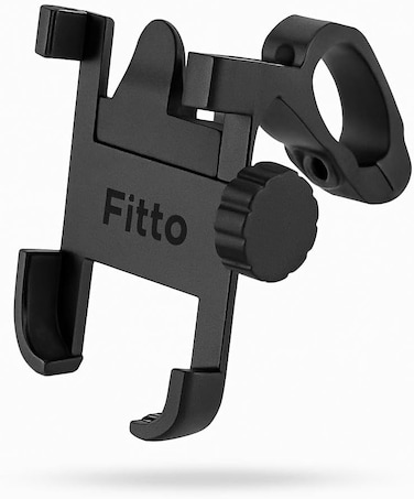Fitto Metal Mobile Holder for Bike and Bicycle, Black