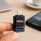 Fitto Micro USB to USB OTG Adapter for Mobile Devices, Black