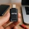 Fitto Type C to USB OTG Adapter for Mobile, Black