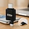 Fitto Type C to USB OTG Adapter for Mobile, Black