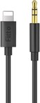 Fitto Lightning to 3.5mm AUX Audio Adapter Cable, Black