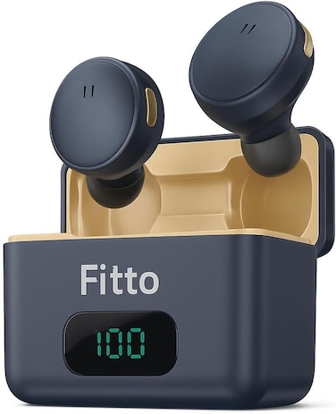 Fitto 2.4GHz Wireless Bluetooth Earpods with LED Display