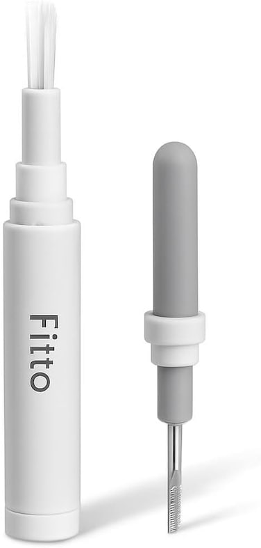 Fitto Multifunctional Cleaning Pen for Earbuds with Brush and Metal Tool