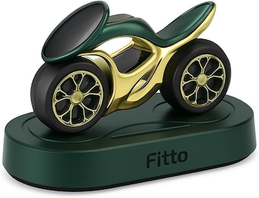 Fitto Solar-Powered Car Air Freshener - Aromatherapy Diffuser for Vehicle