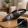 Fitto Cordless Car Vacuum Cleaner - High Power, Low Noise, Handheld, Portable, Battery Powered, Black