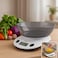Fitto Electronic Kitchen Scale with Bowl, Battery Operated, White