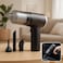 Fitto 3 in 1 Portable Car Vacuum Cleaner with Blower, USB Rechargeable Wireless Handheld, Black
