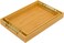Fitto Wooden Bamboo Serving Tray - Set of 2 Cup Tray Serving Set