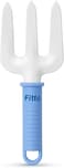 Fitto Small Three-Pronged Garden Fork with Textured Grip Handle