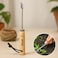 Fitto Wooden Handle Forked Tip Hand Tool for Prying and Digging