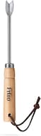 Fitto Wooden Handle Forked Tip Hand Tool for Prying and Digging