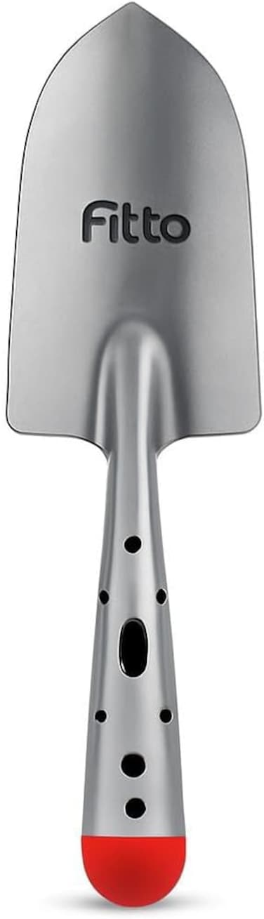Fitto Metal Garden Trowel with Pointed Blade and Comfortable Grip