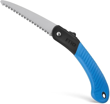 Fitto Folding Saw with Blue Handle for Wood Cutting and Gardening