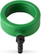 Fitto Green Circular Hose Connector with Threaded Section and Water Outlet