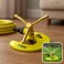 Fitto Yellow Circular Lawn Sprinkler Head with Adjustable Arms for Efficient Irrigation