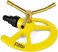 Fitto Yellow Circular Lawn Sprinkler Head with Adjustable Arms for Efficient Irrigation