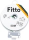 Fitto Twist Tie Dispenser with Green Twist Tie Roll - 50 Meters for Securing Plants and Cables